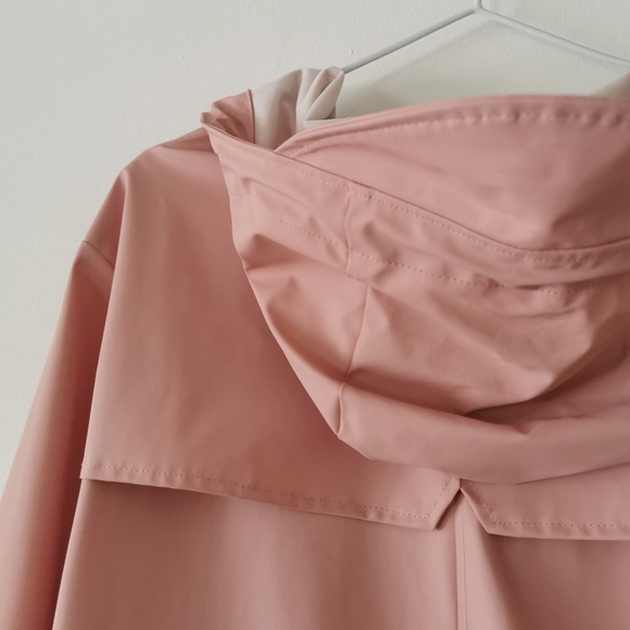 Rains Rose Pink Waterproof Jacket - Picture 8 of 14